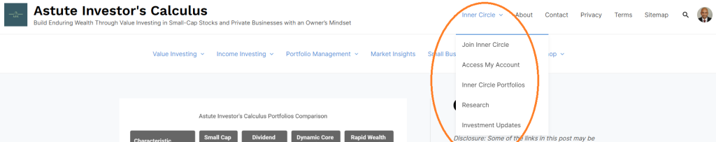 Introducing the "Inner Circle" - Your Ultimate Investment Membership 2