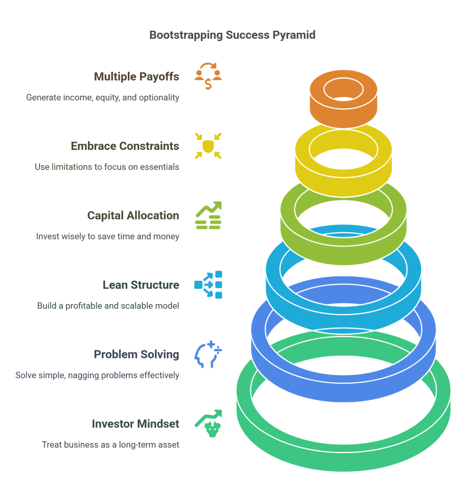How to Bootstrap a Business From Scratch (and Why It’s the Ultimate High-ROI Investment for Long-Term Investors) 2 bootstrapping success pyramid