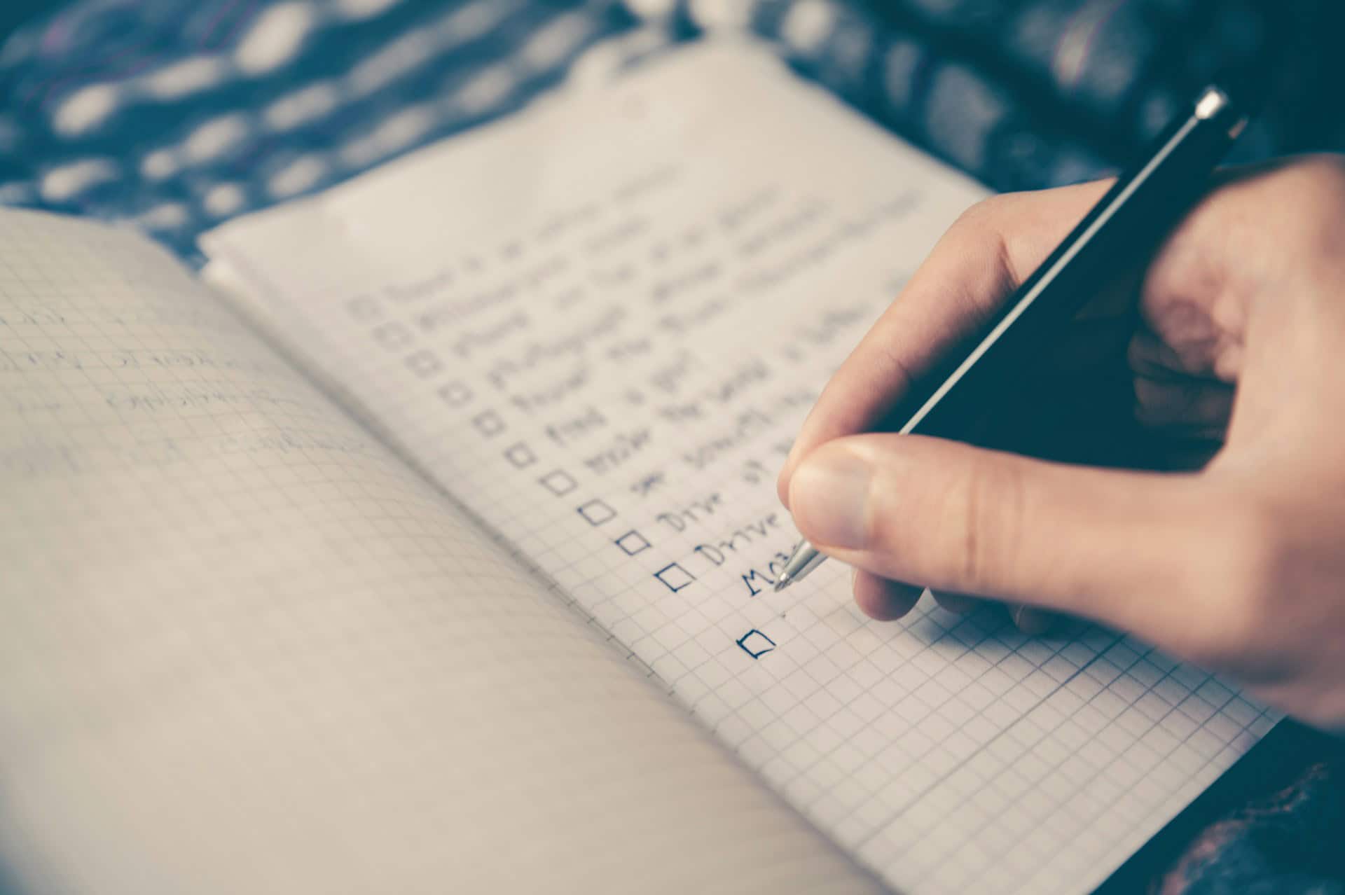 checklist investing
